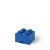 Úložný box, zásuvkový, LEGO "Brick", modrý